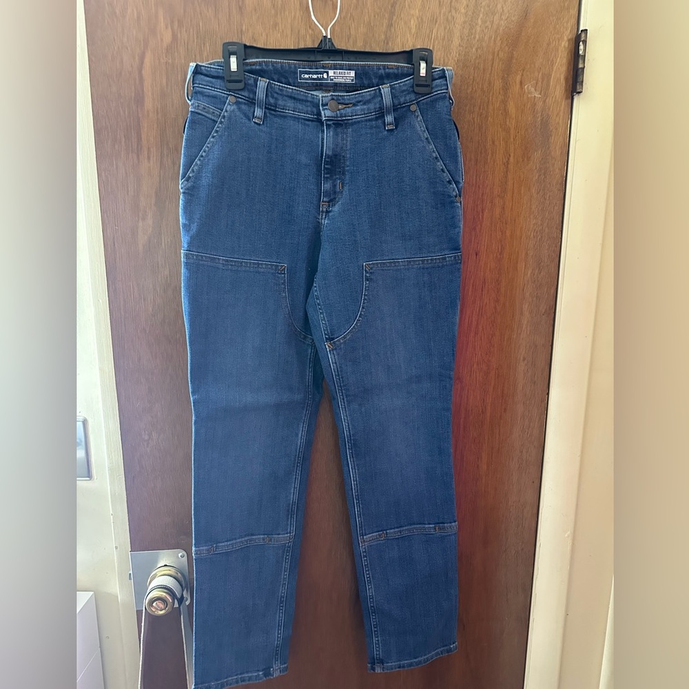Women’s Carhartt  Dark Blue Straight Jeans